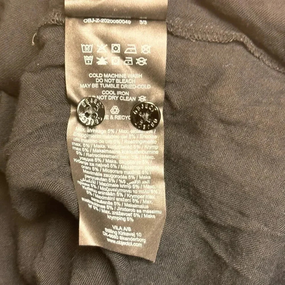 .OBJECT Objarya Fall Print Long Sleeve Button-Up Shirt Dress Women's M EUR 40 - Picture 8 of 10